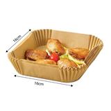 KLEEZPRO AIR FRYER PAPER SQUARE M-50PCS