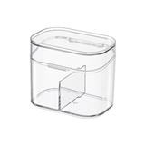 SMALL COSMETIC BOX 10.7X7.7X9.1CM CLEAR STACKO