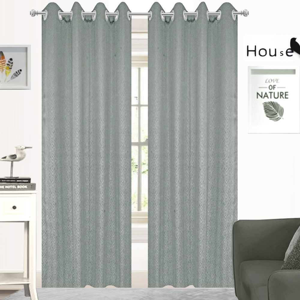 HLS CURTAIN EYELET BELLE UV 140X220CM LIGHT GRAY