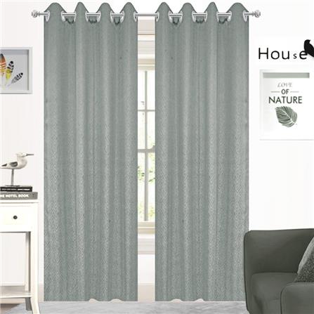 HLS CURTAIN EYELET BELLE UV 140X220CM LIGHT GRAY