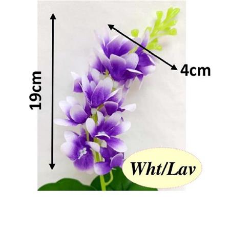 FAH LEAN FLOWER BUSH H55cm ARTIFICIAL FLOWER POT