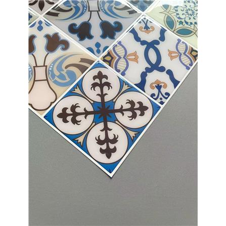 TARA PEEL&STICK VINYL STICKER 30X30 2S BLUE MOROCCO