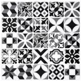 TARA PEEL&STICK VINYL STICKER 30X30 BLACK MOROCCO 2S