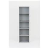 OPEN SHELF 5 TIER GREY