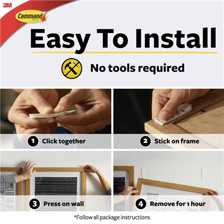 COMMAND PICTURE HANGING STRIPS EXTRA LARGE WHITE 17217