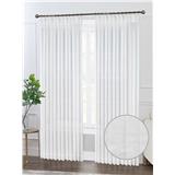 RED DANIELLE SHEER CURTAIN FRENCH PLEAT VIENNES C27 809098 10XD WHITE