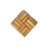 BeNK ACACIA DECK TILE 12SLAT 30X30 YELLOW