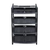 4 TIER SHOE RACK51X41X80CM ME LIVING GREY