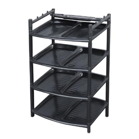 4 TIER SHOE RACK51X41X80CM ME LIVING GREY