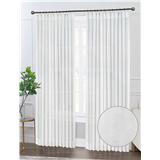 RED DANIELLE SHEER CURTAIN FRENCH PLEAT VIENNES C28 809188 8D WHITE
