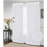 RED DANIELLE SHEER CURTAIN FRENCH PLEAT VIENNES C27 8091110 10XD WHITE