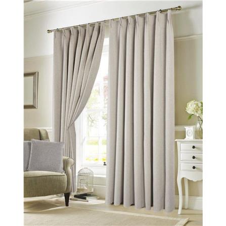 RED DANIELLE CURTAIN FRENCH PLEAT SUNBLOCK C11 80923 3P LIGHT BROWN