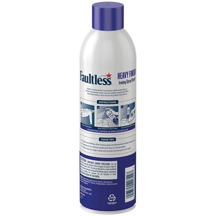 FAULTLESS HEAVY FINISH IRONING SPRAY STARCH 567G