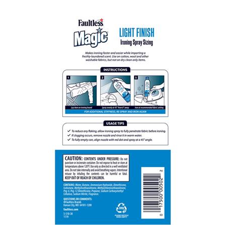 FAULTLESS MAGIC LIGHT SIZING FINISH 567G