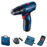 BOSCH 12V CORDLESS IMPACT DRILL (BATTERY INCLUDED) GSB120-LI + 23 ACCESSORIES
