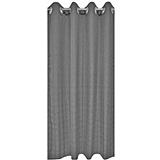HLS CURTAIN EYELET BELLE UV 140X220CM DARK GRAY