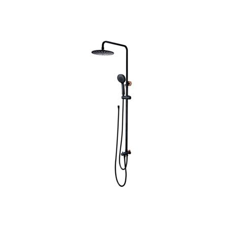 LIVINOX RAIN SHOWER LRS-BG06-BLACK GOLD H120XW22.50XD14 CM