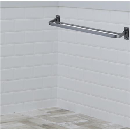 LIVINOX TOWEL BAR LBA-TB7507B-GM GUN METAL H75XW13XD8.50 CM