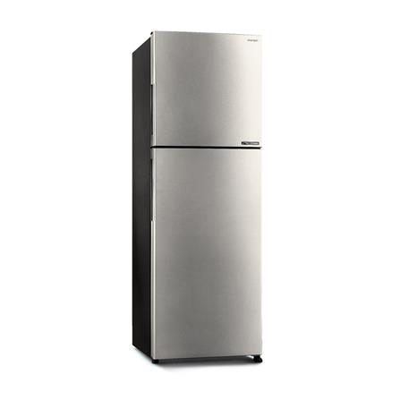 SHARP 2 DOOR REFRIGERATOR SJ3222MSS 320L SILVER FOLIO