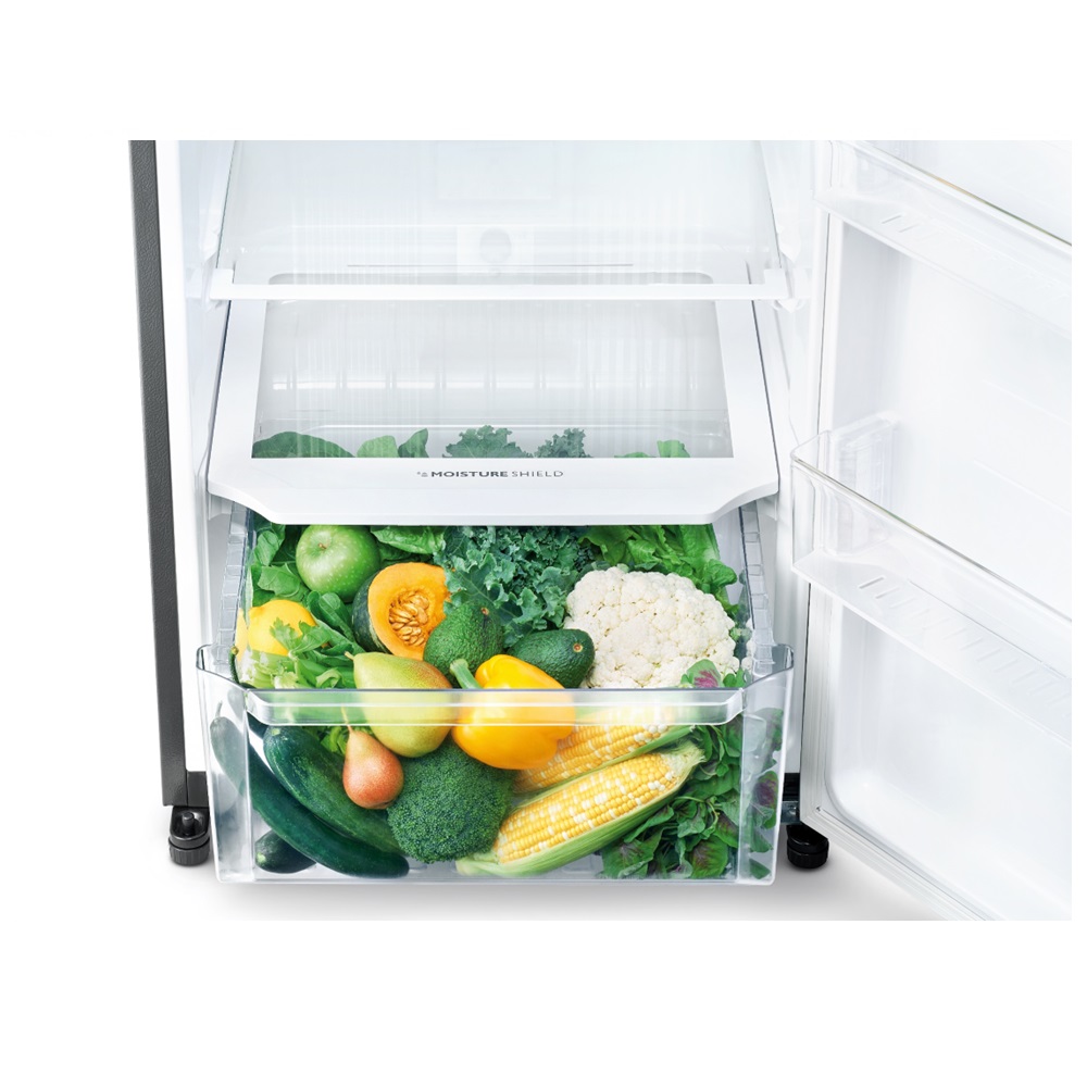 SHARP 2 DOOR REFRIGERATOR SJ4122MSS 410L SILVER FOLIO