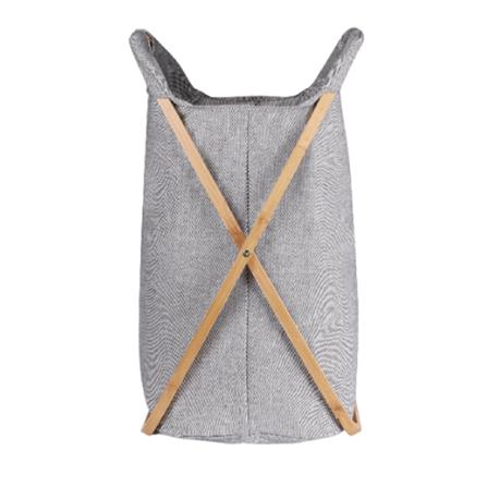 CLOTH HAMPER SQUARE X STAND GREY PLIM 44X40X66CM HPR-2023-001
