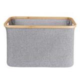 CLOTH BASKET GREY 54X33CM PLIM HPR-2023-003