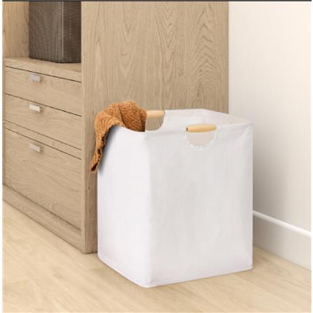 BASKET WITH HANDLE SIMPLE L CREAM PLIM HPR-2023-011