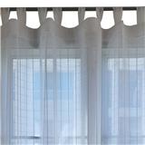 HLS SHEER CURTAIN TAB TOP SCOT 150X220CM WHITE
