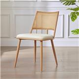 DINING CHAIR PP RATTAN OAK BEIGE