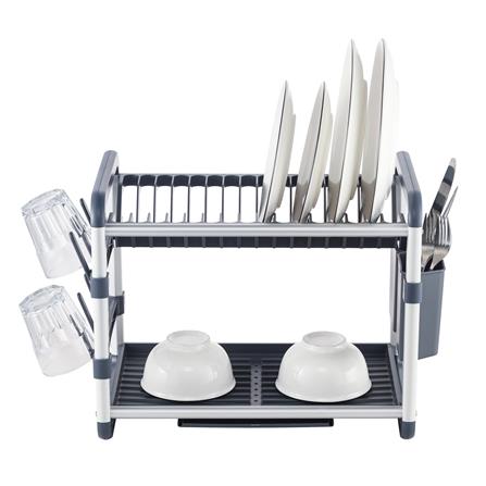 DISH RACK ALUMINIUM 2 TIER KECH VIRGO