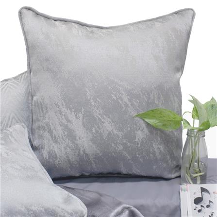 HLS CUSHION ZAYN 18X18 LIGHT GRAY