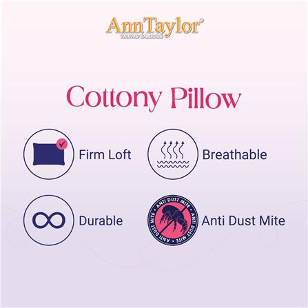 ANN TAYLOR COTTONY PILLOW