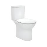 JOHNSON SUISSE SIENA 2P TOILET SET (RIMLESS) WBSESN101WW+WBTS800179WW WHITE