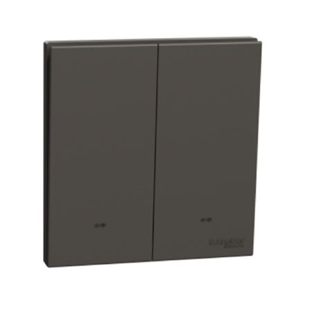 AVATARONC 2 GANG 1 WAY SWITCH DG SCHNEIDER
