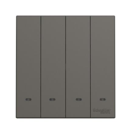 AVATARONC 4 GANG 1 WAY SWITCH DG SCHNEIDER