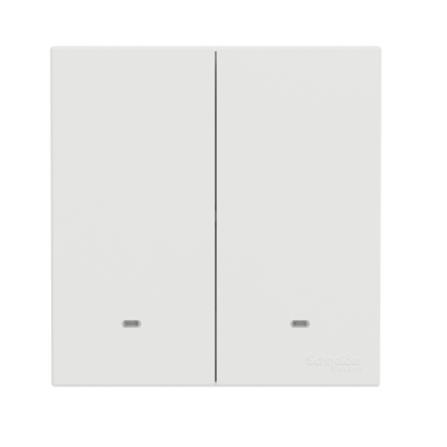 AVATARONC 2 GANG 1 WAY SWITCH WE SCHNEIDER