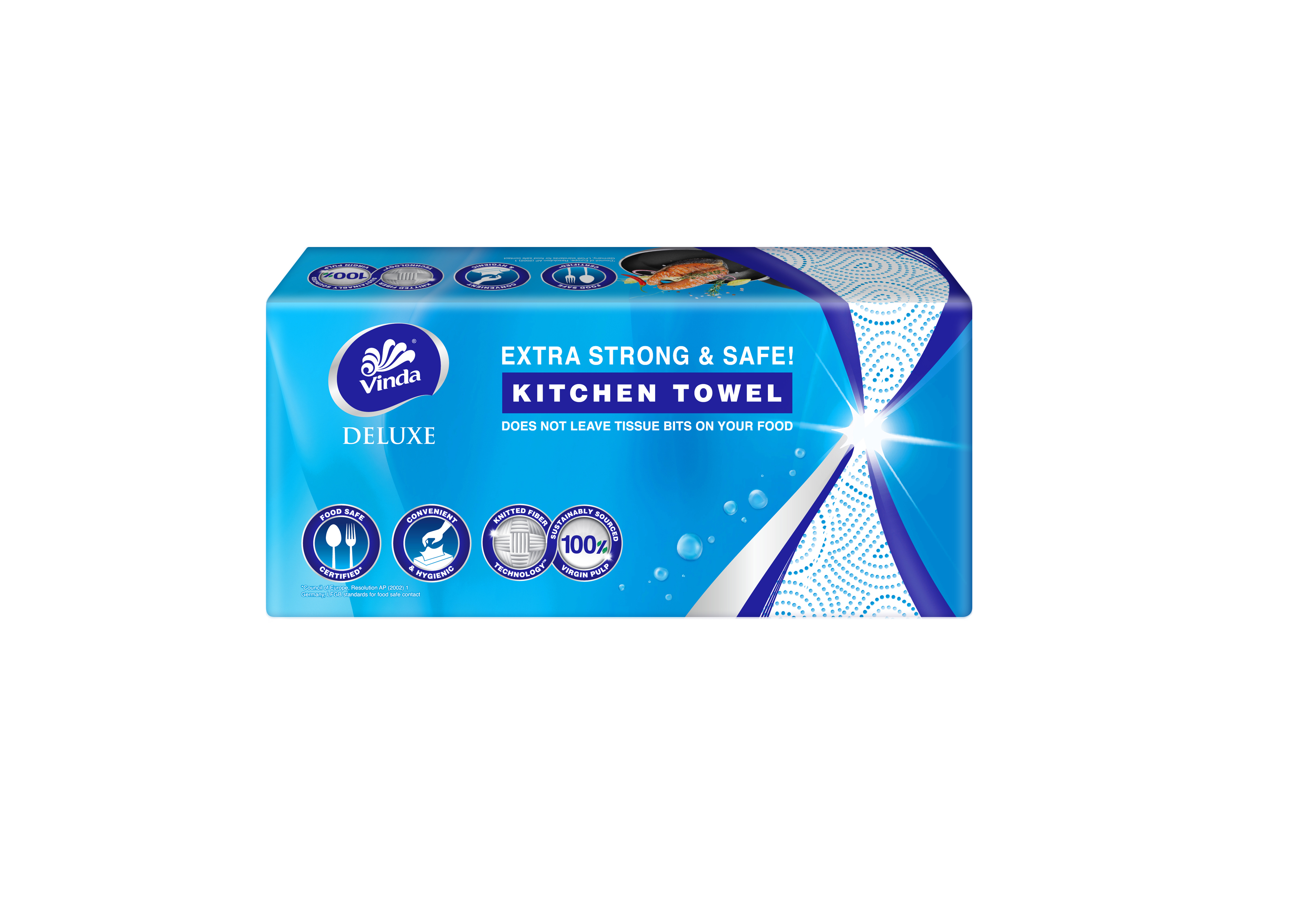 VINDA DELUXE KITCHEN TOWEL SOFT PACK 3X80S