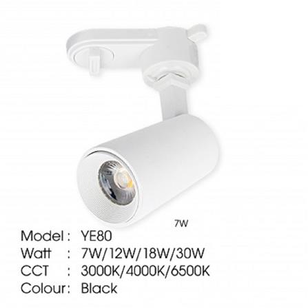 YETPLUS TRACK LIGHT YE80 12W COOL WHITE (4000K) WHITE