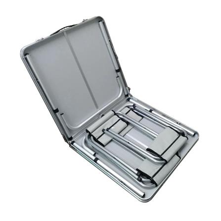 4-SEAT FOLDING PICNIC TABLE SET SPRING SILVER