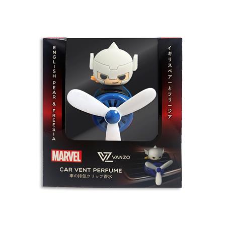 VANZO MARVEL SERIES CAR VENT PERFUME THOR (ENGLISH PEAR & FREESIA)
