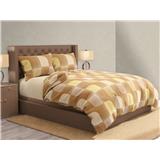 NORDIC HOME FITTED SHEET SET FRIGGA ELEMENT KING BEATON OCHER