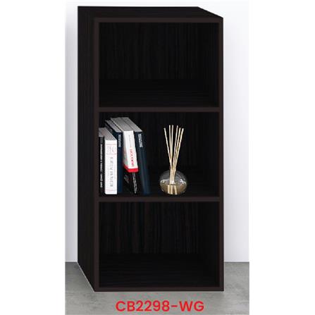 OPEN SHELF 3 TIER 42x30x89CM WENGE