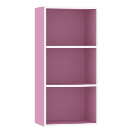 OPEN SHELF 3 TIER 42x30x89CM PINK