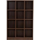 NUHOOM DAVE 12 COMPARTMENT FILE CABINET IN WALNUT COLOUR