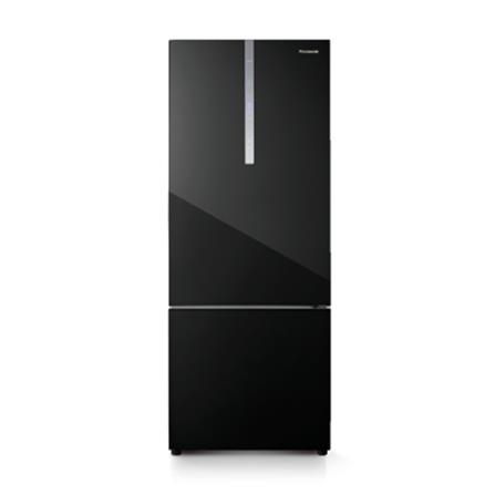 PANASONIC 2 DOOR BOTTOM FREEZER REFRIGERATOR NR-BX471WGKM 465L BLACK GLASS DOOR