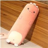 HLS PLUSH CUSHION DINOSAUR 80CM PINK
