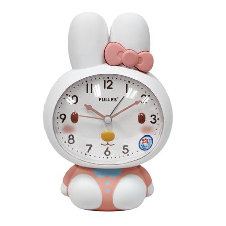 ECHT 5 INCH ALARM CLOCK FOR KIDS CARTOON RABBIT WHITE