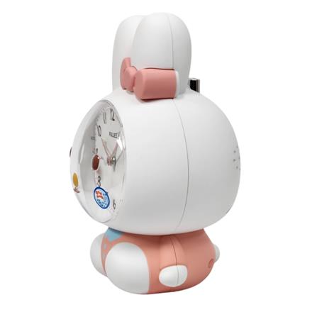 ECHT 5 INCH ALARM CLOCK FOR KIDS CARTOON RABBIT WHITE