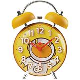 ECHT 4 INCH ALARM CLOCK FOR KIDS CARTOON GALAXY YELLOW