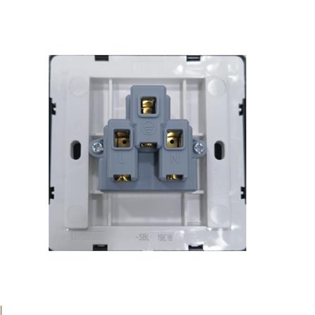 13A 1G UNI SWITCH SOCKET HC8318S-WH INFINIT T&J